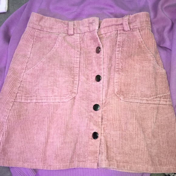 Light pink corduroy skirt - Picture 2 of 3